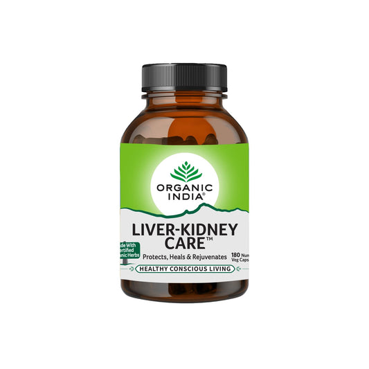 Organic India Liver Kidney Care Capsule – Protects, Heals & Rejuvenates (180 Capsules)