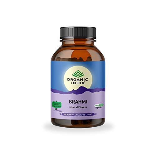 Organic India Brahmi to Boost your Brain Health (180 Capsules)