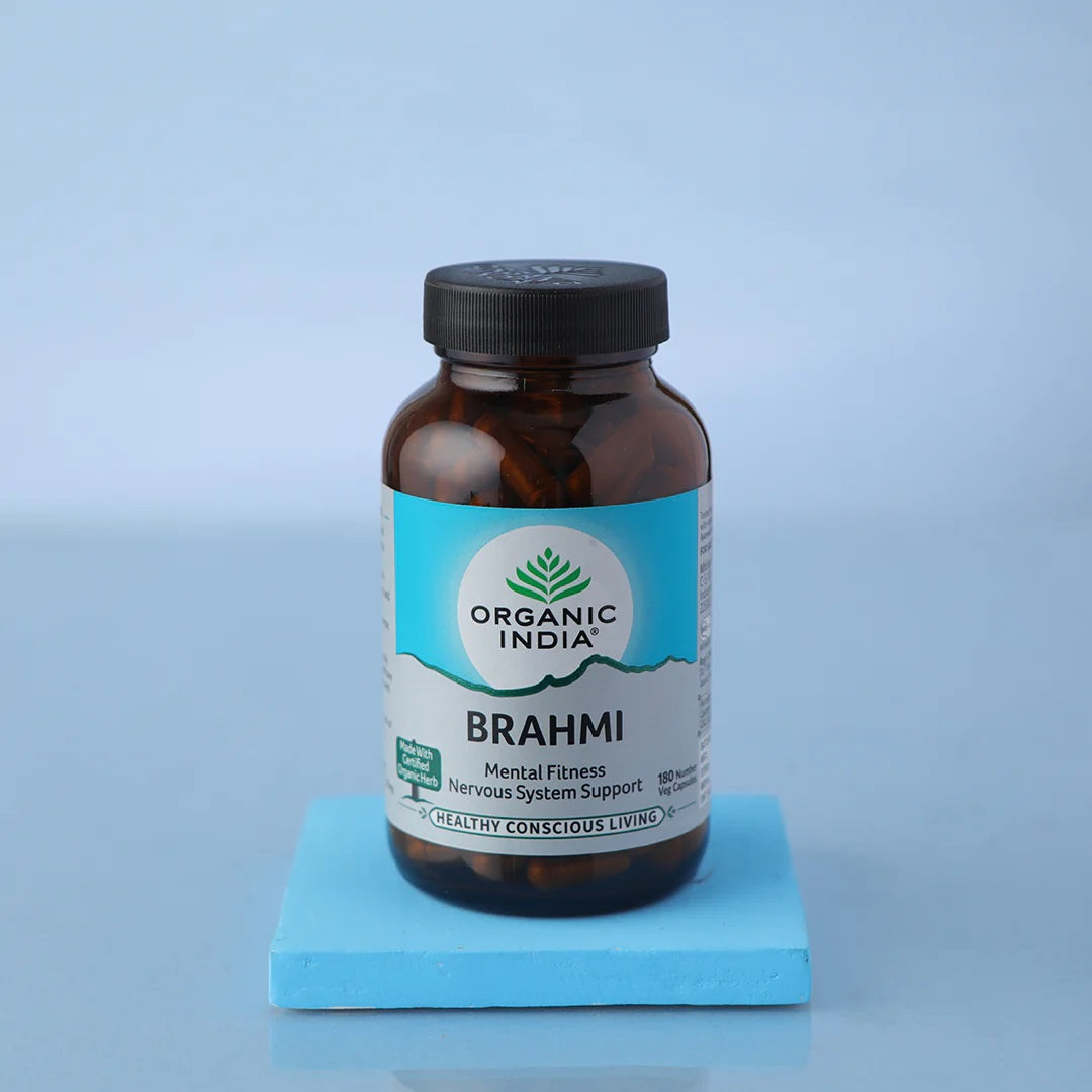 Organic India Brahmi to Boost your Brain Health (180 Capsules)